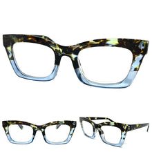 Classic Vintage Retro Style READING GLASSES READERS Tortoise Frame Lens Strength +2.75
