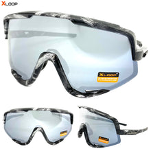 Oversized Retro Sporty Wrap Around Style SUNGLASSES Large Frame 3669