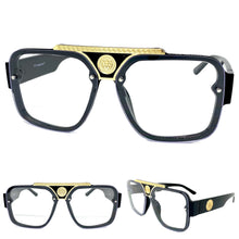 Classic Vintage Retro Hardcore Hip Hop Style Clear Lens EYEGLASSES Large Thick Black Frame 8060