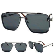 Classic Vintage Retro Luxury Aviator Style SUNGLASSES Gunmetal Frame 5257