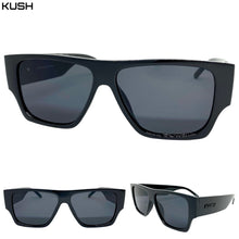 Classic Biker Gangster Hardcore KUSH SUNGLASSES Thick Black Frame 7714