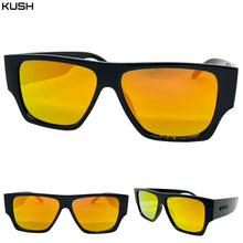 Classic Biker Gangster Hardcore KUSH SUNGLASSES Thick Black Frame 7714