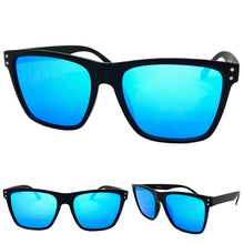 Classic Retro Biker Gangster Hardcore SUNGLASSES Square Black Frame 8930