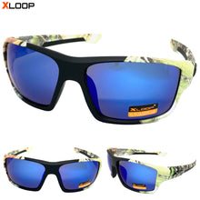 Tactial Military Sporty Wrap Around Style SUNGLASSES Camouflage Frame 2645