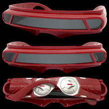 Space Futuristic Robotic Cyclops Shield Costume Party SUNGLASSES Red Frame ST110