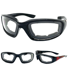 Motorcycle Biker Day or Night Riding PADDED SUNGLASSES Safety Eyewear 6327