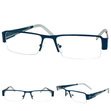 Classy Contemporary Modern Style Clear Lens EYEGLASSES Blue Fashion Frame 1222