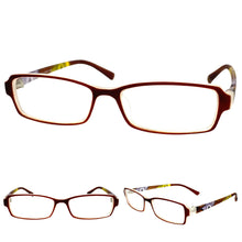 Classy Contemporary Modern Style Clear Lens EYEGLASSES Brown Fashion Frame 1312