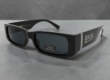 Classic Hardcore Biker Gangster Style LOCS SUNGLASSES Large Thick Black Frame - Dark Lens 91320