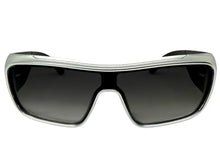 Space Futuristic Robotic Cyclops Modern Contemporary Party Raver SUNGLASSES Sleek Silver Frame LH315