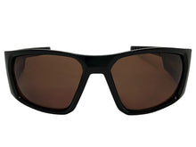 Classic Hardcore Gangster Biker Style Choppers SUNGLASSES Thick Black Frame - Brown Lens 6786