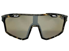 Military Tactical Hunting Fishing Wrap Around Safety SUNGLASSES Large Camouflage Frame - Brown Lens CAMO3