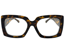 Oversized Classic Vintage Retro Style Clear Lens EYEGLASSES Thick Square Tortoise Frame 81218
