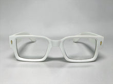 Classic Vintage Retro Style Clear Lens EYEGLASSES Thick Square White Frame 35009