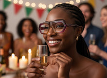 Classy Elegant Modern Retro Style Clear Lens EYEGLASSES Thick Geometric Optical Frame 6191