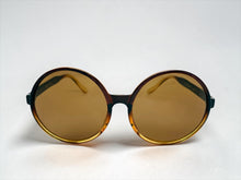 Oversized Classic Vintage Retro Style SUNGLASSES X-Large Round Brown Frame 15032