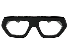 Classy Elegant Modern Retro Style Clear Lens EYEGLASSES Black Geometric Optical Frame 6191