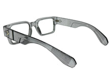 Classic Vintage Retro Style Clear Lens EYEGLASSES Thick Square Gray Frame 35009