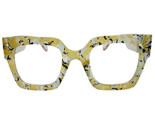 Oversized Exaggerated Funky Artsy Retro Style Clear Lens EYEGLASSES Abstract Optical Frame 69100