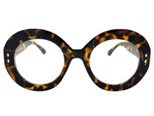 Oversized Vintage Retro Style Clear Lens EYEGLASSES Large Thick Round Tortoise Frame 1765