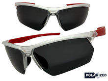 Classic Sporty Wrap Around Fishing Cycling POLARIZED Lens SUNGLASSES Semi Rimless Frosted Frame 5124