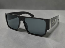 Classic Hardcore Biker Gangster Style LOCS SUNGLASSES Black Frame - Dark Lens 91292