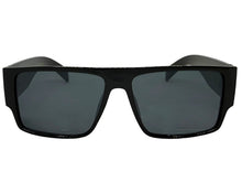 Classic Hardcore Biker Gangster Style LOCS SUNGLASSES Black Frame - Dark Lens 91292