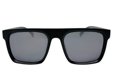 Classic Sporty Driving Fishing Biker SUNGLASSES Large Square Black Frame - Dark Lens E2183