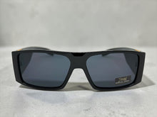 Classic Hardcore Biker Gangster Style LOCS SUNGLASSES Large Thick Black Frame - Dark Lens 91337