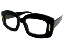 Classy Elegant Modern Retro Style Clear Lens EYEGLASSES Thick Black Optical Frame 24020