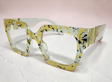 Oversized Exaggerated Funky Artsy Retro Style Clear Lens EYEGLASSES Abstract Optical Frame 69100