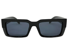 Classic Hardcore Biker Gangster Style LOCS SUNGLASSES Large Thick Black Frame - Dark Lens 91212