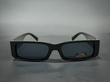 Classic Hardcore Biker Gangster Style LOCS SUNGLASSES Large Thick Black Frame - Dark Lens 91320