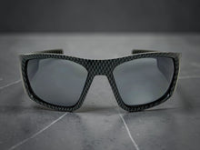 Classic Hardcore Gangster Biker Style Choppers SUNGLASSES Thick Carbon Fiber Frame - Dark Lens 6786