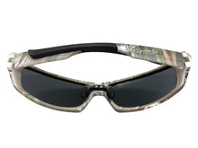 Military Tactical Hunting Fishing Wrap Around Safety POLARIZED SUNGLASSES Camouflage Frame - Dark Lens CAMO2