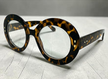 Oversized Vintage Retro Style Clear Lens EYEGLASSES Large Thick Round Tortoise Frame 1765