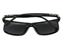 Classic Hardcore Biker Gangster Style LOCS SUNGLASSES Square Black Frame - Dark Lens 91295