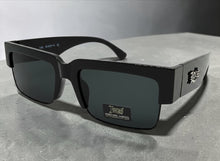 Classic Hardcore Biker Gangster Style LOCS SUNGLASSES Square Black Frame - Dark Lens 91194