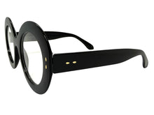 Oversized Vintage Retro Style Clear Lens EYEGLASSES Large Thick Round Black Frame 1765