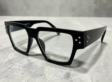Classic Vintage Retro Style Clear Lens EYEGLASSES Thick Square Black Frame 540763