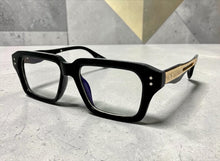 Classic Vintage Retro Style Clear Lens Blue Light Block Computer EYEGLASSES Black Frame 2037