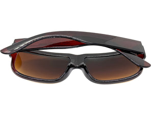 Classic Vintage Retro Hip Hop Rapper Pimp Style SUNGLASSES Thick Brown Snakeskin Frame 1221