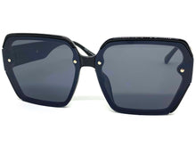 Oversized Classic Vintage Retro Style SUNGLASSES Square Black Frame E1980