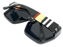 Oversized Classic Vintage Retro Style SUNGLASSES Square Black Frame E1980