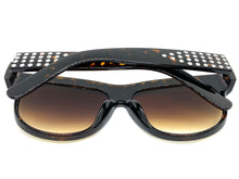 Oversized Luxurious Vintage Retro Style SUNGLASSES Large Bling Tortoise Frame E1290
