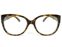 Oversized Vintage Retro Style Clear Lens EYEGLASSES Large Leopard Optical Frame - RX Capable 5356