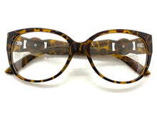 Oversized Vintage Retro Style Clear Lens EYEGLASSES Large Leopard Optical Frame - RX Capable 5356