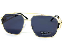 Classic Vintage Retro Hip Hop Aviator Style SUNGLASSES Gold Metal Frame 5509