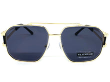 Classic Vintage Retro Hip Hop Aviator Style SUNGLASSES Gold Metal Frame 5509
