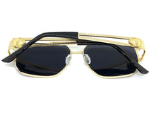 Classic Vintage Retro Hip Hop Aviator Style SUNGLASSES Gold Metal Frame 5509